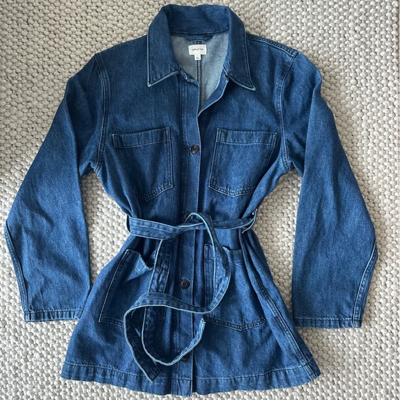 Aritzia Wilfred Free Port Denim Jacket - Women’s Size L - Picture 3 of 6